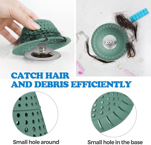 zaa Bathtub Drain Strainer Silicone Bathroom Stopper Fixture Accessories