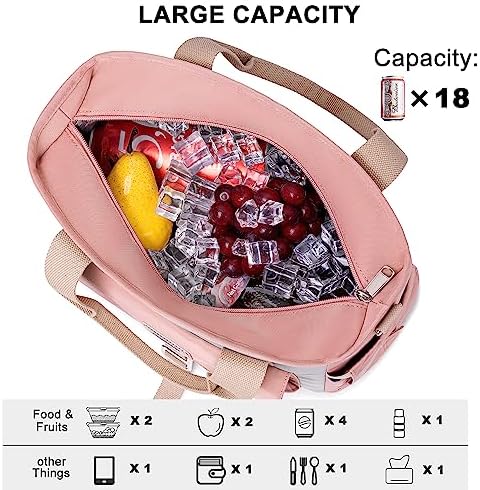 Weitars Insulated Lunch Bag for Women Men,Leak Proof Lunch Box for Work