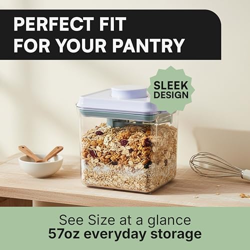Bop Top Airtight Food Storage Containers | Pop-Top Lid | 7 Cups / 57 Oz