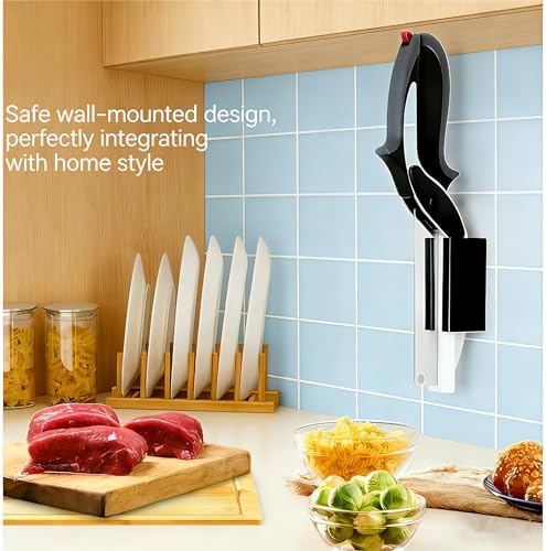 2 in 1 Kitchen Scissors for Food, Separable Stainless Steel Shears for Meat, Fruit & Vegetable