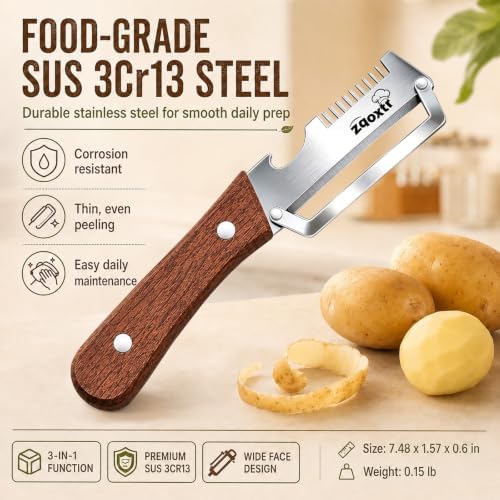 3-in-1 Multifunctional Vegetable Peeler for Kitchen