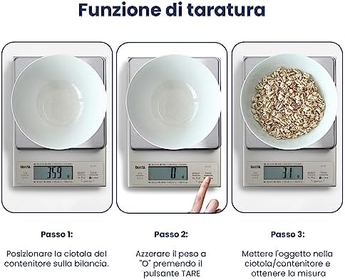 TANITA 3 Kg KD-321 Digital Kitchen Scale, Silver