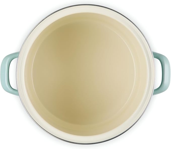 Le Creuset Enamel on Steel Traditional Stockpot, 8 qt., Sea Salt with Stainless Steel Knob