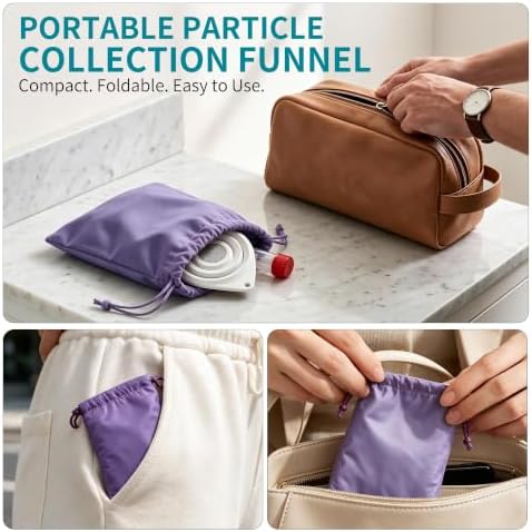 10 PCS Stone Strainer - Foldable & Reusable Pee Funnel, for Men + Women