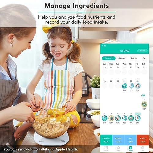 Arboleaf Smart Food Scale, Kitchen Scale with Nutritional Calculator