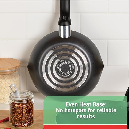 T-fal Specialty Nonstick Saucepan with Glass Lid, Oven Safe 3 Quarts (Pack of 2)
