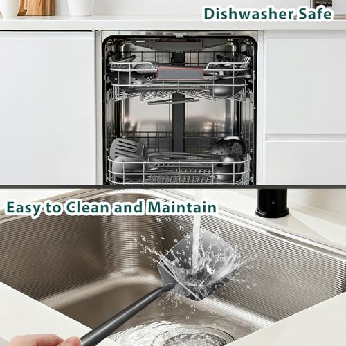 Stainless Steel Kitchen Utensils Set,11pcs Cooking Utensils Set with Holder