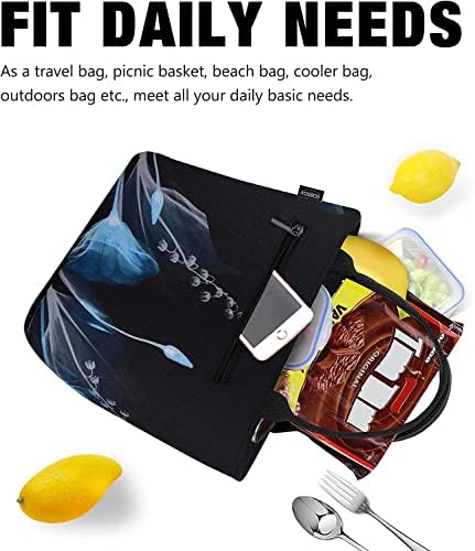Aosbos Lunch Tote Bag,Insulated Lunch Bag For Women,Work,Office