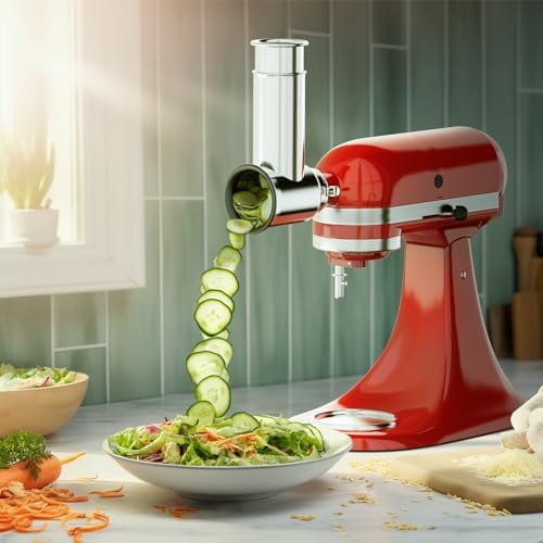 HOZODO Slicer Shredder Attachment for KitchenAid Stand Mixer