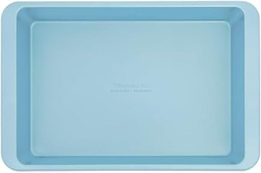 KitchenAid Nonstick Swiss Engineered Aluminized Steel Cake Pan, Dishwasher Safe, Mineral Water, 9 x 13 Inch