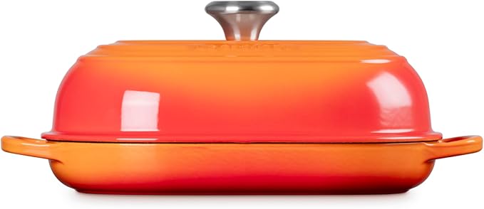 Le Creuset Enameled Cast Iron Signature Oval Bread Oven, 11.5 inch, Flame