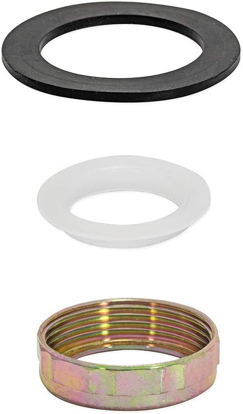 EZ-FLO Stainless Steel Flat Top Duplex Strainer with Flange, 1-7/8 to 2-1/4 Inch Sink Opening, Die Cast Nut, 30043