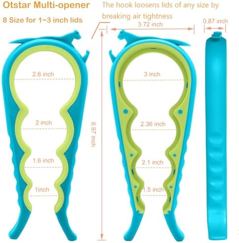 Otstar Jar Opener & Bottle Opener for Seniors with Arthritis, Weak Hands