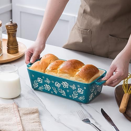 Wisenvoy Ceramic Loaf Pans for Baking Bread and Meatloaf, Nonstick