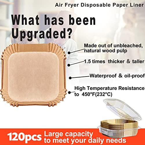 4 qt Air Fryer Liners, Chefman Air Fryer Liners Disposable