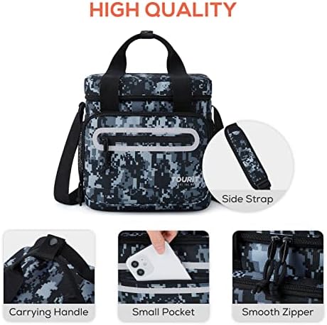 TOURIT Large Lunch Bag 14L Insulated Lunch Box Lunch Cooler for Men Women Work, Black