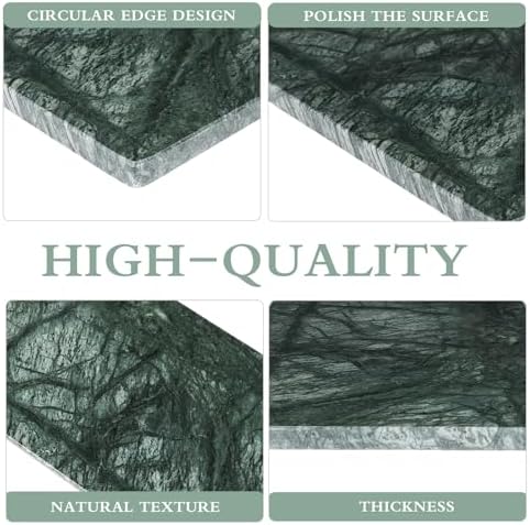 Marble Cutting Board for Kitchen 12×8 Inch green
