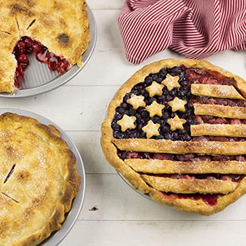 USA Pan Bakeware Aluminized Steel Pie Pan, 9-Inch (Pack of 6)