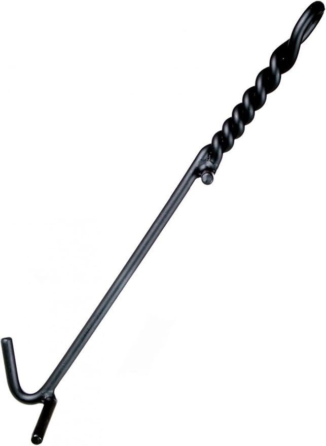 Lodge Camp Dutch Oven Lid Lifter. Black 9 mm bar Stock For Lifting & Carrying Dutch Ovens. (Black Finish), Model Number: A5