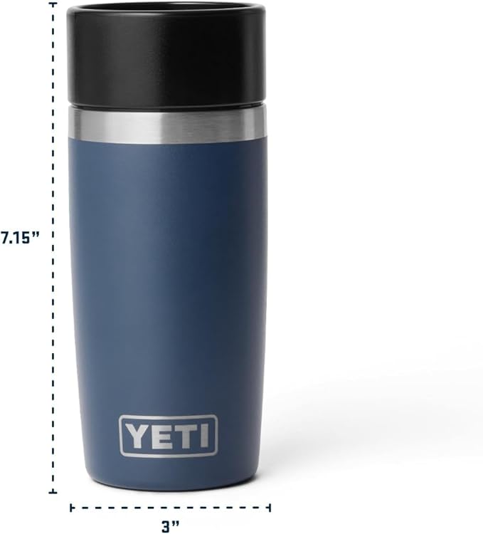 YETI Rambler 12 oz Travel Bottle, Stainless Steel, Vacuum Insulated with Leakproof Commuter Cap, Blue Camo