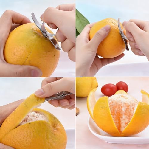 4 Pcs Kitchen Peeler Set for Veggie, Fruit, Butter, Orange