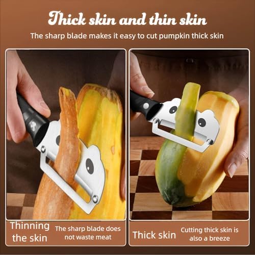 Vegetable Peeler Ergonomic Handle Stainless Steel for Potato Fruit