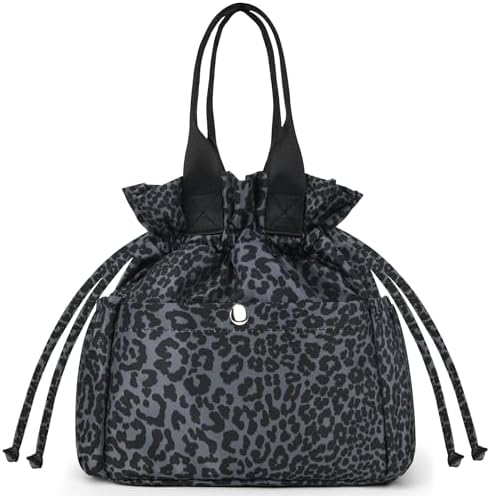 Yarnic Lunch Bag Women Insulated Lunch Bags,Cute Cheetah Reusable Lunch Box
