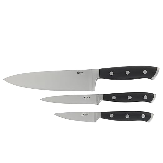 Oster 144314.03 Ginley Stainless Steel Cutlery Set Black - 3 Piece