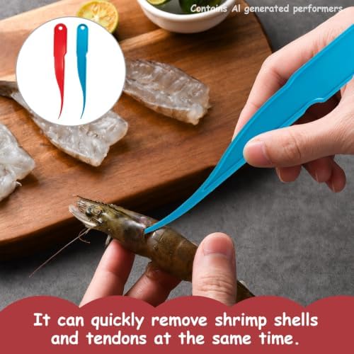 Shrimp Deveiner Tool 2PCS Shrimp Peeler Seafood Cleaner Set