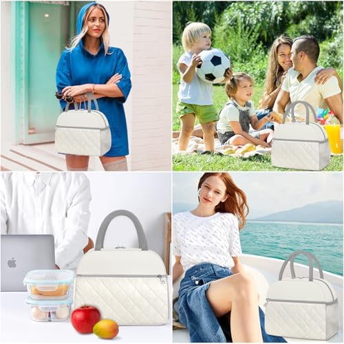 Coobiiya Lunch Box Lunch Bag for Women Men,Reusable Cute Lunch Pail bag
