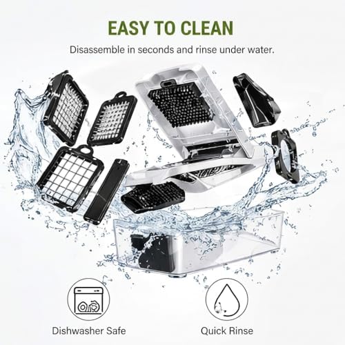 Multi 23-in-1 Pro Vegetable Chopper & Mandoline Slicer, 10 Blade-in-1
