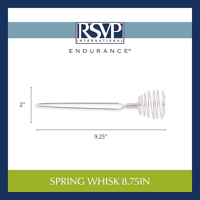 RSVP Endurance Spring Whisk, 9-1/4-Inch (1 Pack)