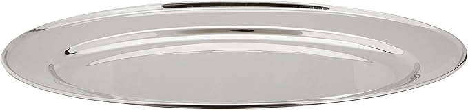 Winco Serving Platter, Oval, 16"x 10-1/4", S/S