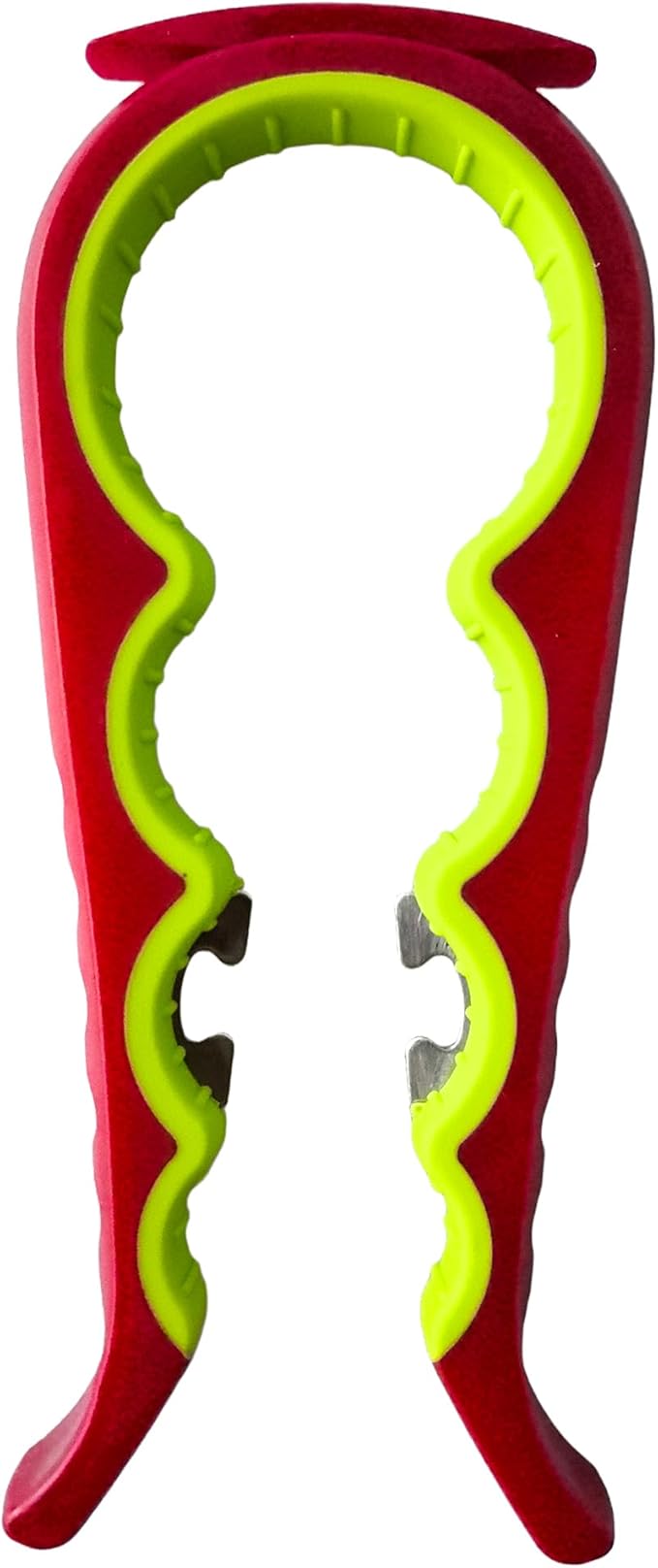 5-in-1 Jar Opener whit Beer bottle opener for Weak Hands,Non-slip Easy Grip Can Opener,Used to remove stubborn LIDS (Red)