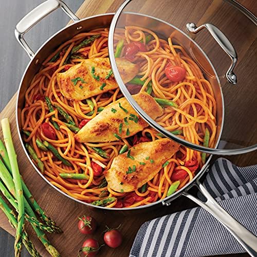 Tramontina Boston Tri-Ply Clad Stainless Steel 12-Pc Pots and Pans Set