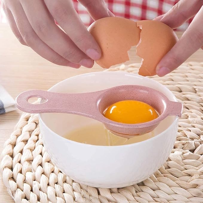 Egg Yolk White Separator 3PCS Egg Separator Egg Yolk Separator Food Grade Egg White Filter Egg Separator Tool Kitchen Baking Gadget
