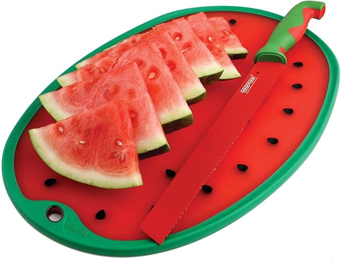 Dexas Watermelon Cutting/Serving Board, Watermelon Shape