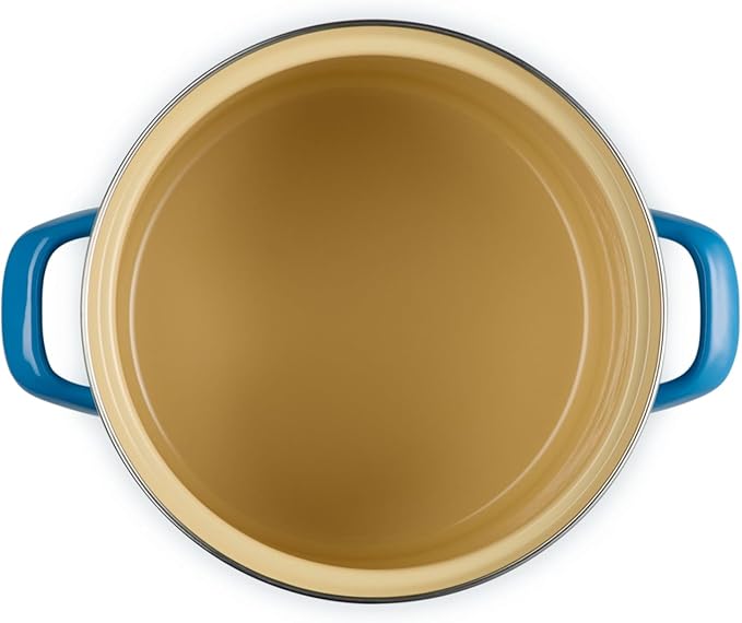 Le Creuset Enamel on Steel Traditional Stockpot, 6 qt., Marseille with Stainless Steel Knob