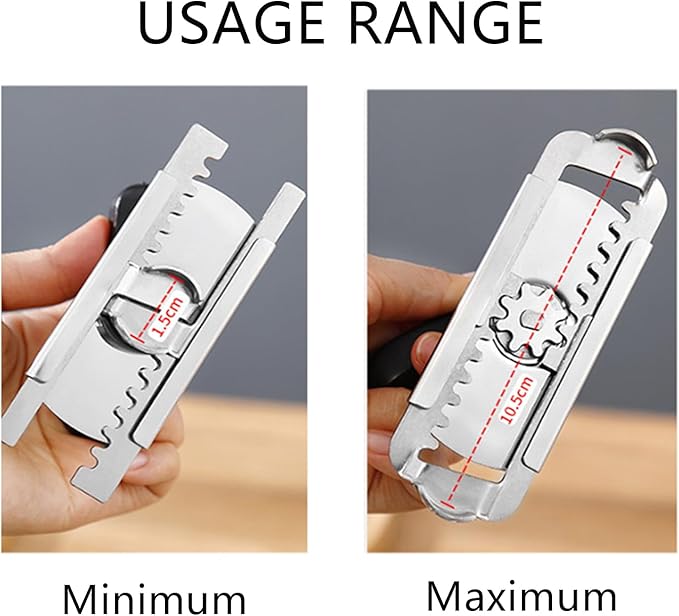 Jar Opener - Jar Openers TopRated for Seniors, Bottle Openers for Seniors, Mutil Lid Opener, Get Lids Off Easily (White)