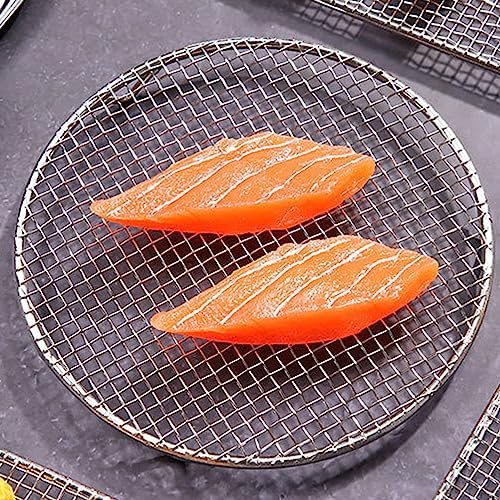 Stainless Steel Cooling Rack 16CM Round Size 575掳F Heat for Baking Roasting Grilling Airflow Design 575 Degrees Oven Safe Dishwasher Compatible Even Cooling for Cookies