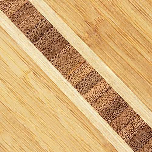 Totally Bamboo Surfboard Cutting Board and Charcuterie Board, 23 x 7.5 in