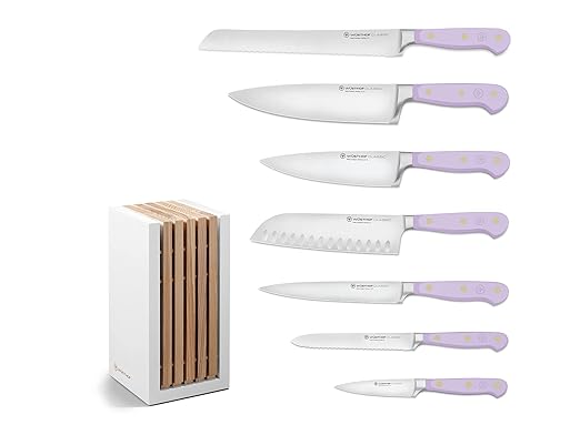 WÜSTHOF Classic Purple Yam 8 Piece Knife Block Set