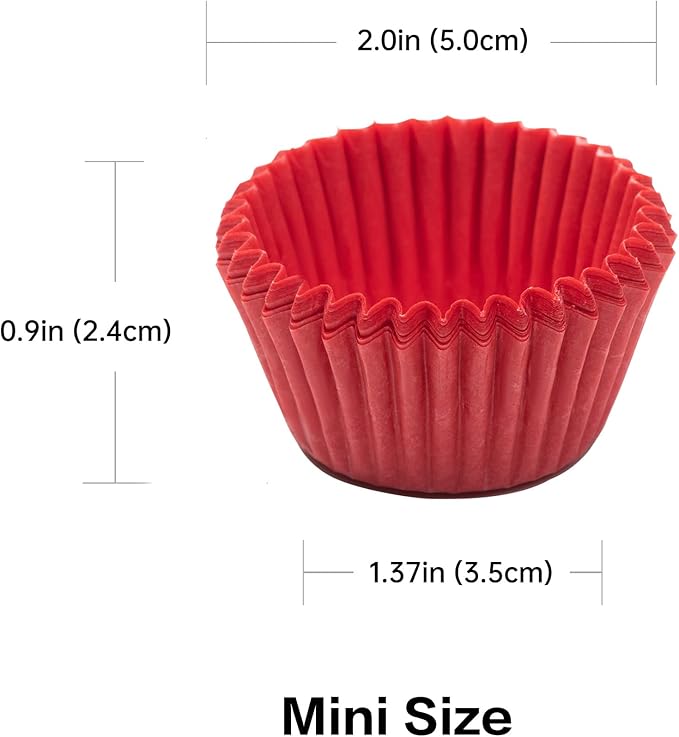 400pcs Rainbow Mini cupcake liners for baking,parchment mini muffin liners for Cupcake Pans, food grade Christmas Cupcake Liners for Christmas Decorations
