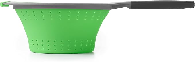 OXO Good Grips Silicone Collapsible Strainer, 2Qt, Green