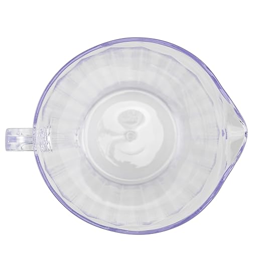G.E.T. P-1064-1-CL BPA-Free Break-Resistant Plastic Serving Pitcher, 60 Ounce, Clear, (Pack of 12)