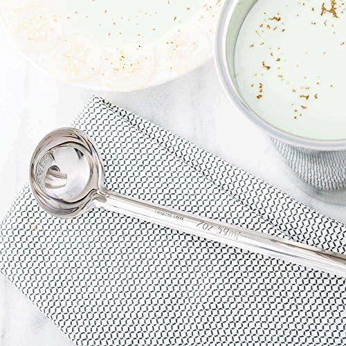 Restaurantware Met Lux 2 Ounce Portion Ladle 1 Multipurpose Portion Serving Spoon - Does Not Corrode Dishwashable Stainless Steel Portion Control Serving Utensil Premium