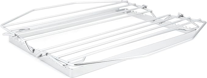 Fox Run Adjustable Roasting Rack, 11.25 x 10 x 5 inches, Metallic