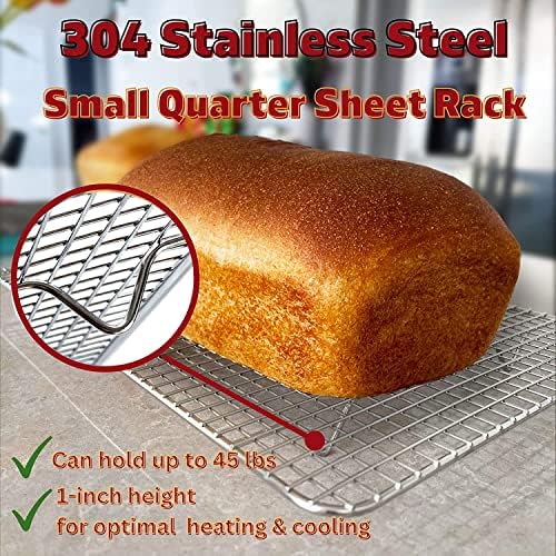 Kitchenatics Small Cooling Rack 8.5 x 12 In - Quarter Sheet Wire Rack