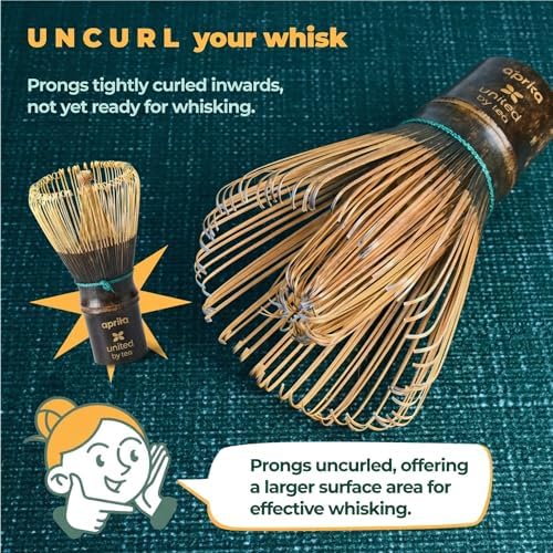 Bamboo Matcha Whisk Purple, 100 Prong Chasen for Japanese Tea Ceremony, Matcha Tea Stirrer for Green Tea Powder, Handcrafted Chasen Whisk