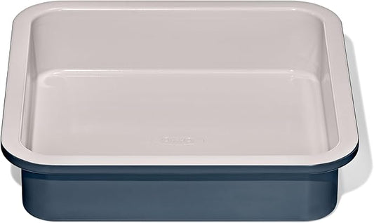 OXO Good Grips Non-Stick Pro Ceramic Coated Metal Bakeware 9” Square Cake Pan – Storm Blue